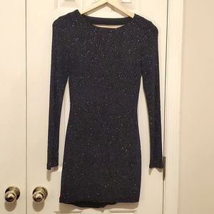 Speechless evening mini dress, navy blue, size 3